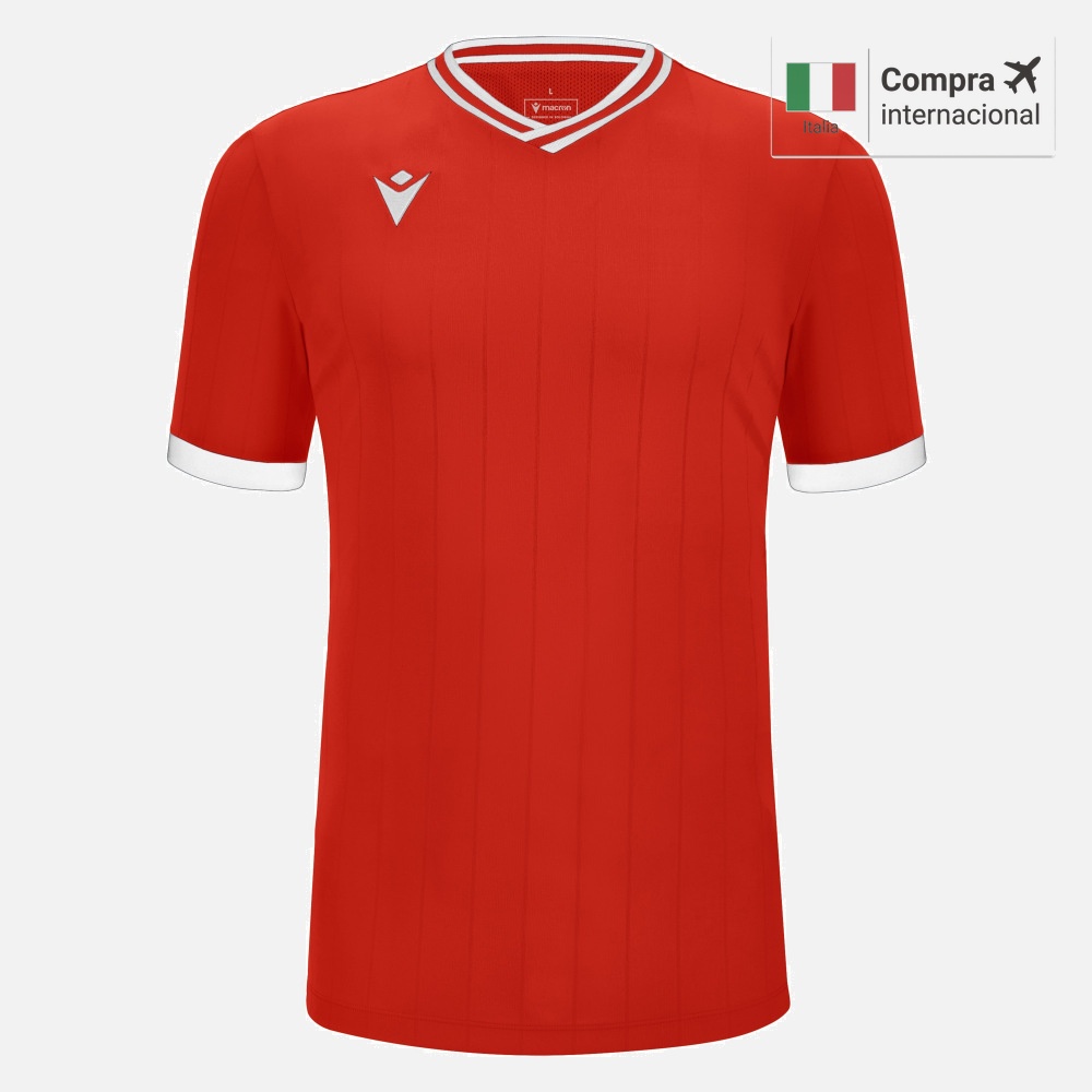 Halley Camiseta Futbol - Red/White