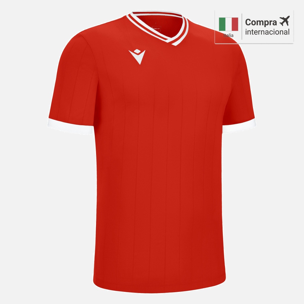 Halley Camiseta Futbol - Red/White
