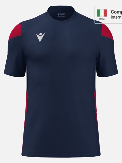 Polis Camiseta   - Navy/Red