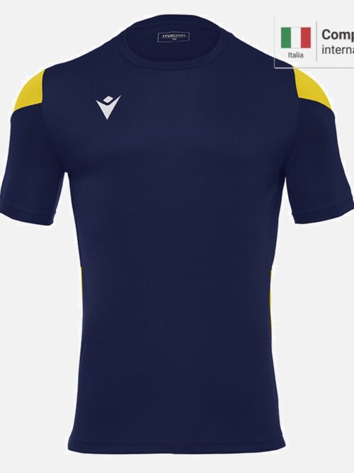 Polis Camiseta   - Navy/Yellow
