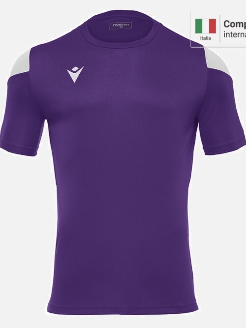 Polis Camiseta   - Purple/White
