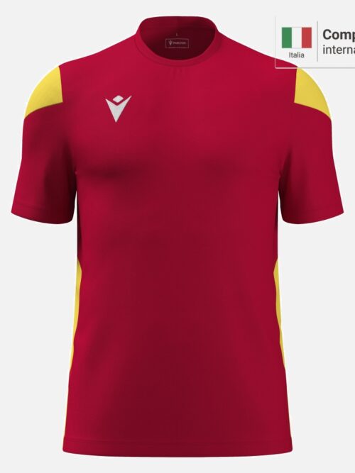 Polis Camiseta   - Red/Yellow