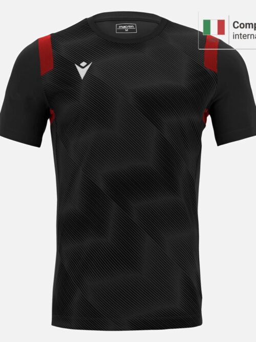 Polera Macron Rodders   - Black/Red