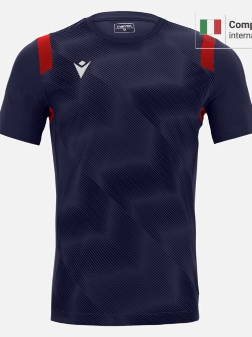 Polera Macron Rodders   - Navy/Red