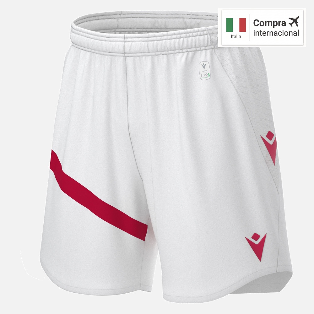 Shen Eco Short Futbol - White/Red