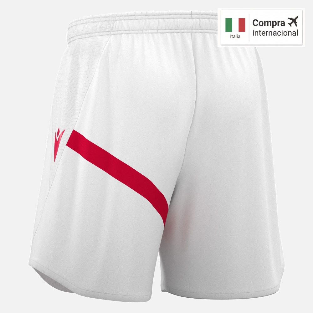 Shen Eco Short Futbol - White/Red