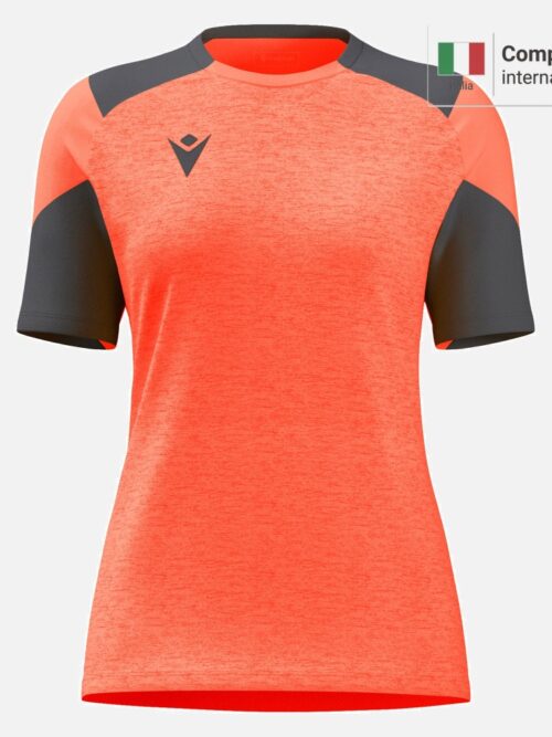 Sphinx Camiseta  Mujer - Neon Coral/Anthracite