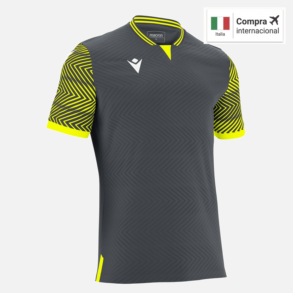 Tureis Eco Camiseta Futbol - Anthracite/Neon Yellow