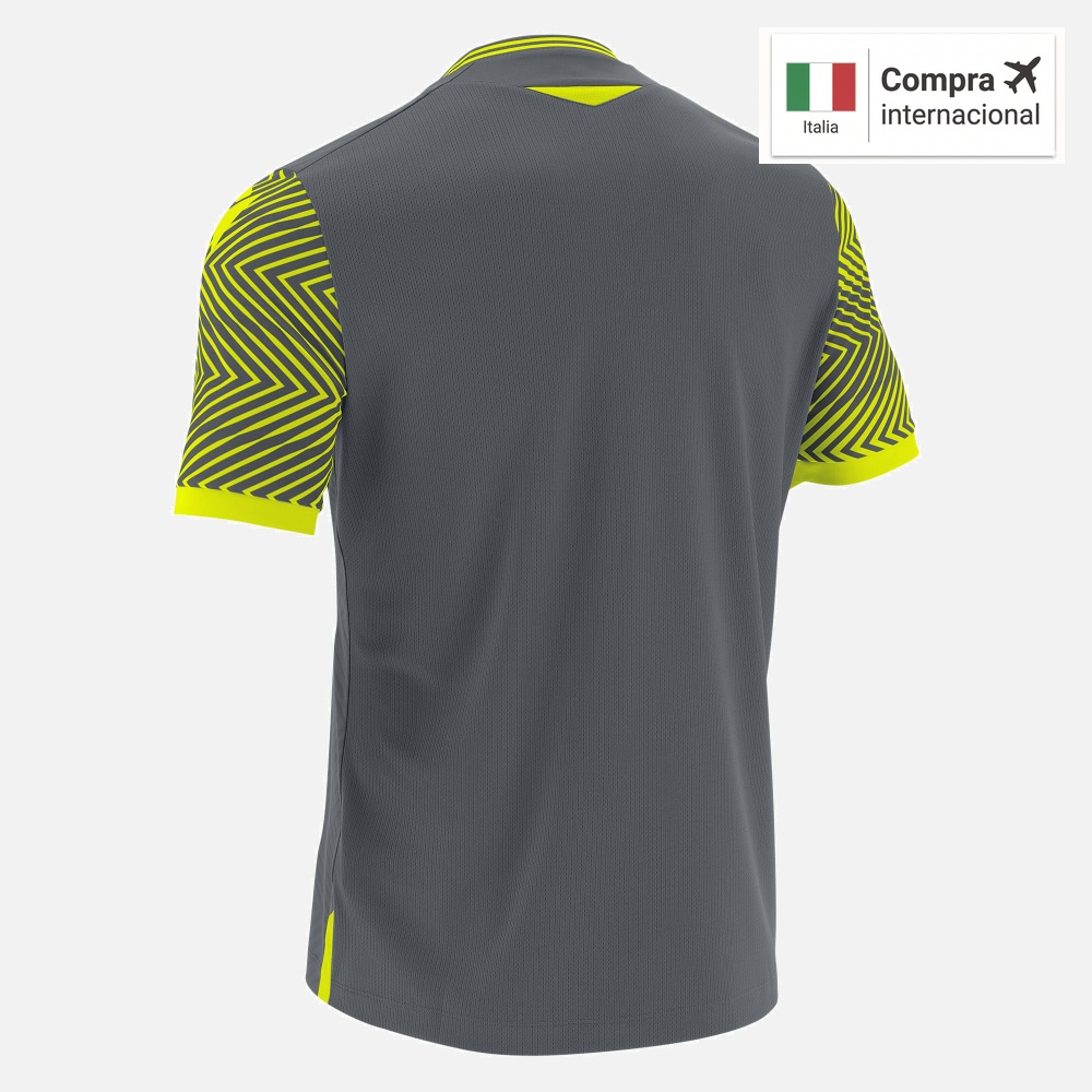 Tureis Eco Camiseta Futbol - Anthracite/Neon Yellow