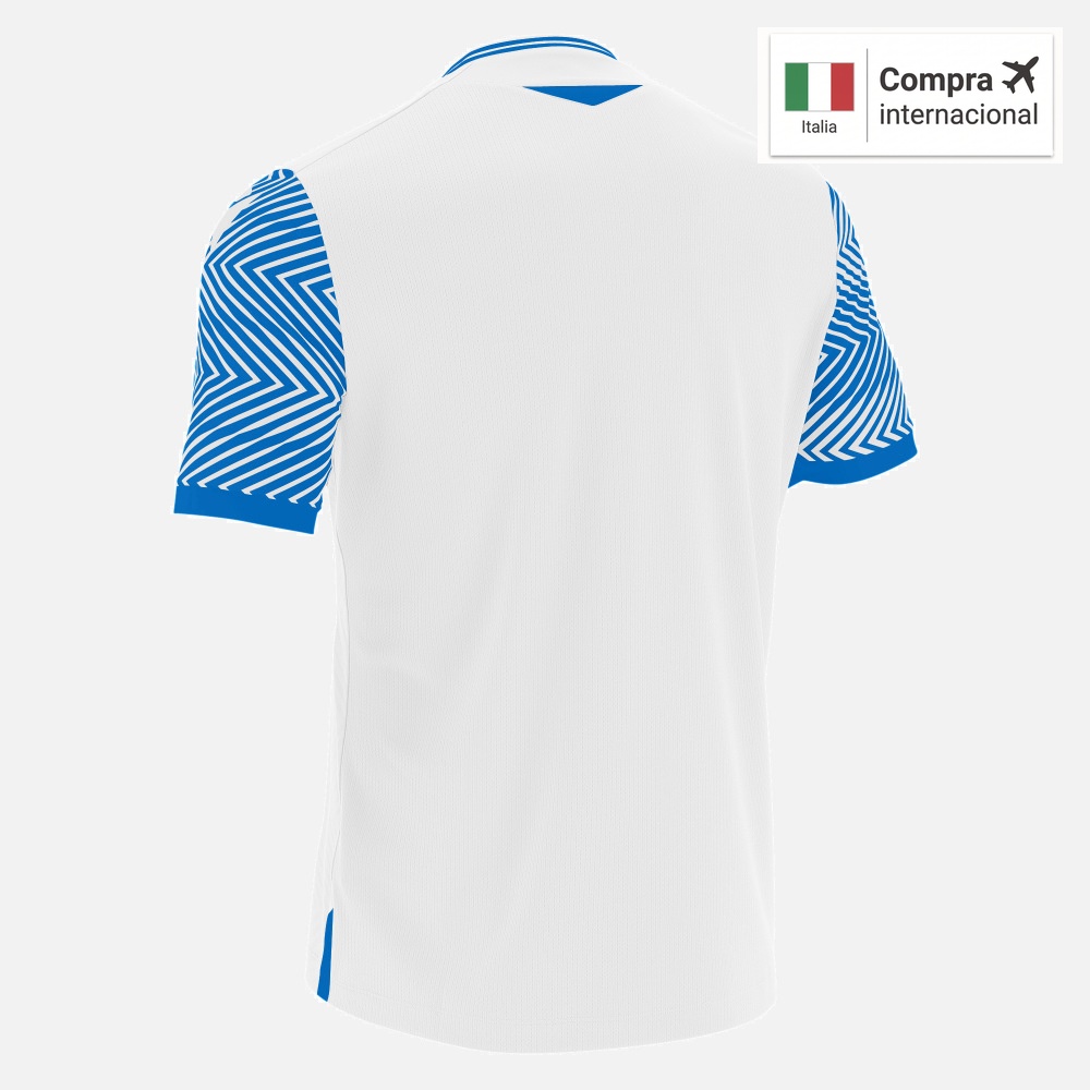 Tureis Eco Camiseta Futbol - White/Royal Blue