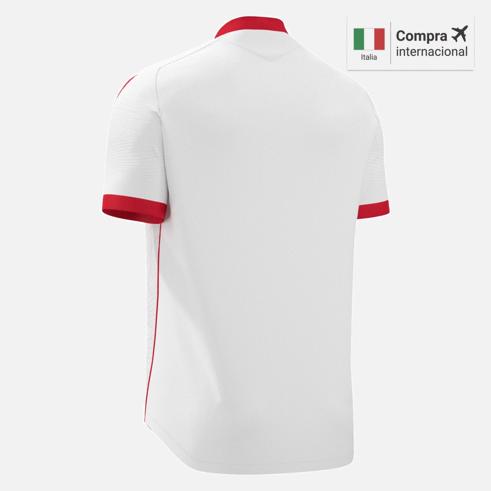 Wyvern Eco Camiseta - White/Red