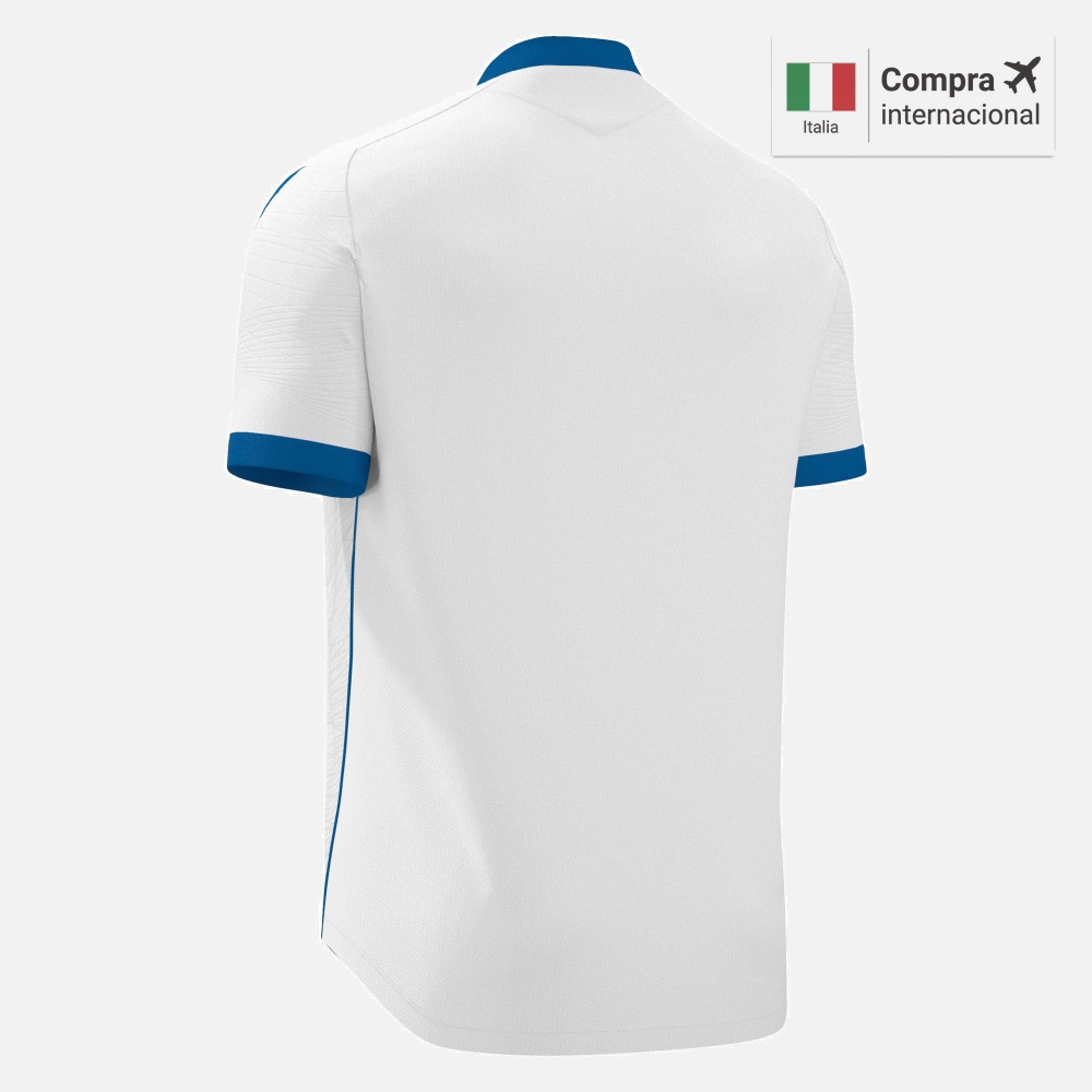 Wyvern Eco Camiseta - White/Royal Blue