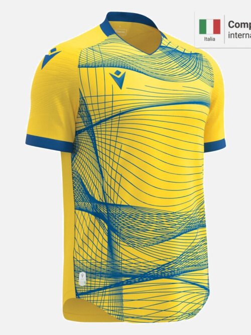 Wyvern Eco Camiseta   - Yellow/Royal Blue